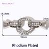 18K Gold Plated Brass Connector Clasps For Jewelry Making,Locks For Jewelry,Fasteners For Bracelets,DIY Jewelry Accessories