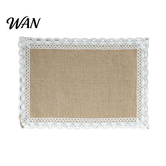 Heat-insulating Placemats Bohemian Jute Heat-Insulating Wear-Resistant Stain-Proof Mats Reusable Heat Insulation Heat-Resistant Pads for Tables, Kids B