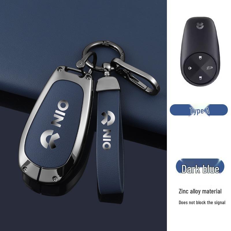 Nio Car Key Case: Anti-Lost Shell for ES7/ET5/ET7/ES6/EC6/ES8 Models - High-End Buckle for Men and Women
