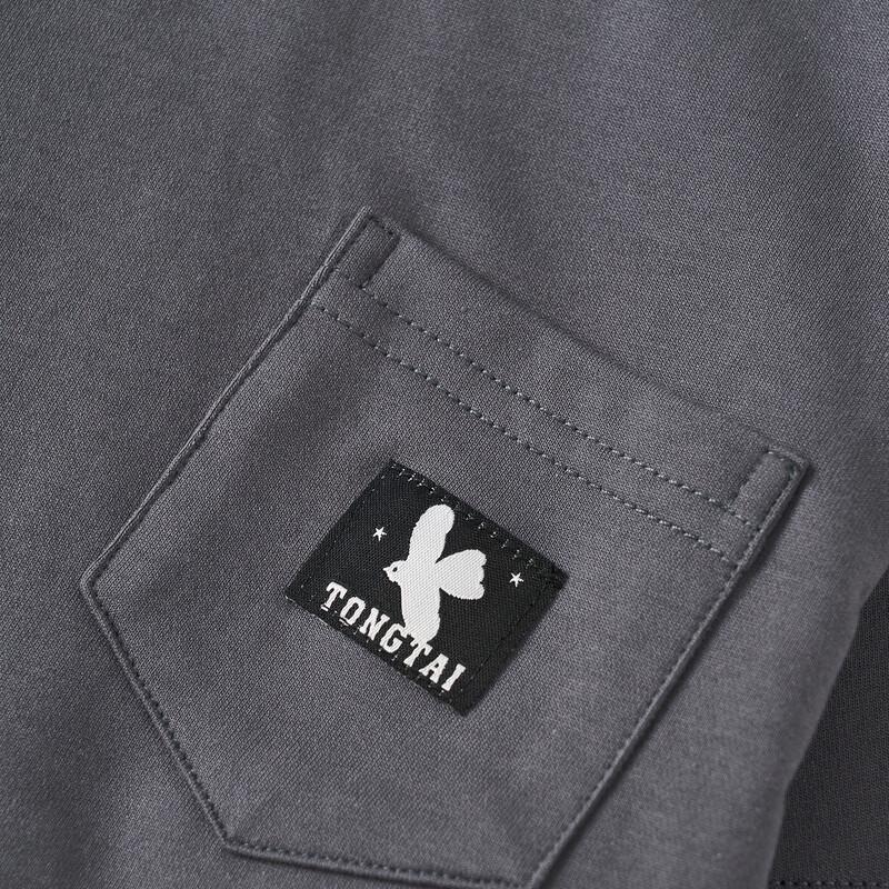 TONGTAI Kids Faux Two-Piece Long Sleeve T-Shirt