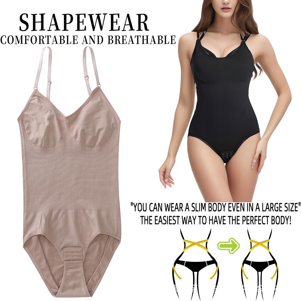 Plus-size Waist-cinching, Tummy-flattening, Butt-lifting Body-Sculpting Jumpsuit for Women: Tummy-Tucking, Lifting, and Slimming Shaping Underwear