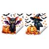 Halloween Toilet Decals Cute In Suit Cartoon Bat