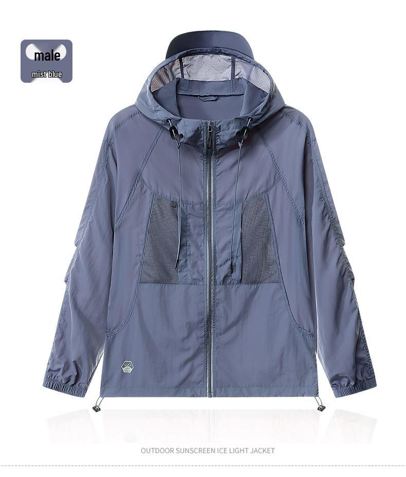 Mountain-Style Lightweight Anti-UV Quick-Dry Sun Protection Jacket for Men & Women