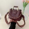 Women's bag new bucket bag Korean version shoulder bag handbag chain commuter bag messenger bag women's small bag