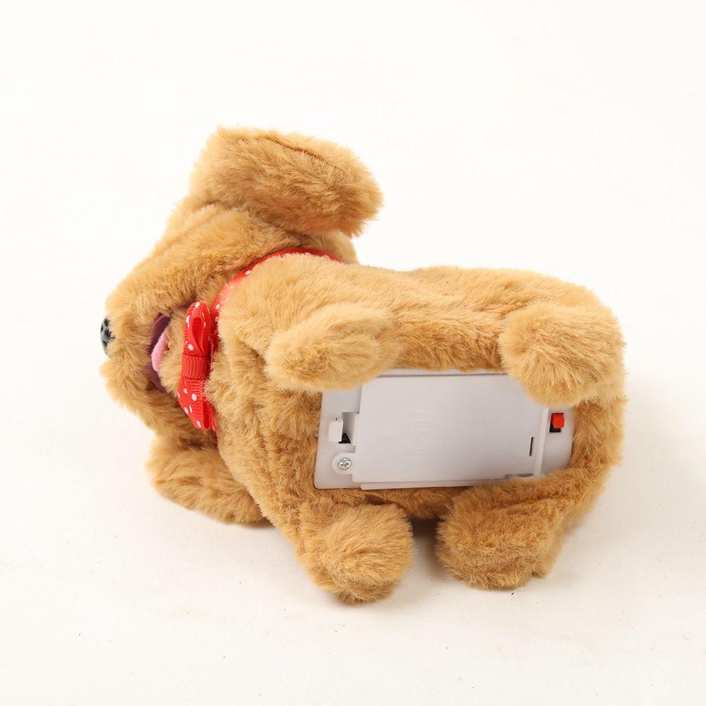 Walking Simulated Puppy Plush Walking Dog Toy Fashion Puppy Plush Toy  Chilren