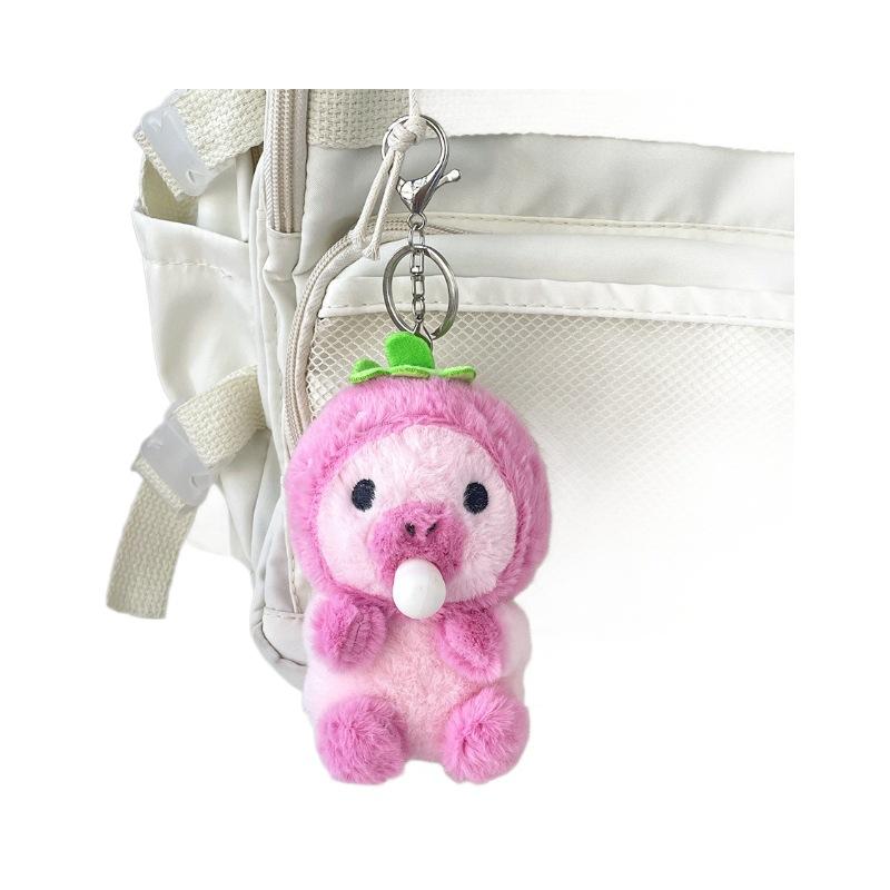 New Bubble Bubble Kapibala Plush Pendant Pink Capybara Doll Doll Doll Gift Grab Doll