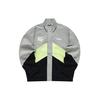 Retro Color Block Loose Woven Stand Collar Jacket Men Jackets Gray T11M235703F-GY