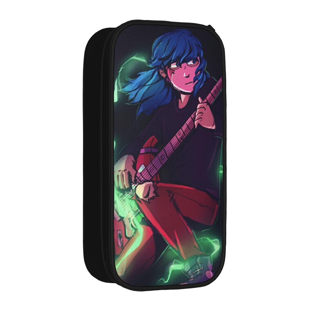 Sally Face Sal Fisher SF Guitar Pencil Cases Lovely Game Gothic Pen Holder Bags Large Storage School Gift Pencilcases Stationery