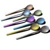 Korean Style Pure Titanium Dining Spoon - Versatile for Dessert, Rice & Kitchen Use