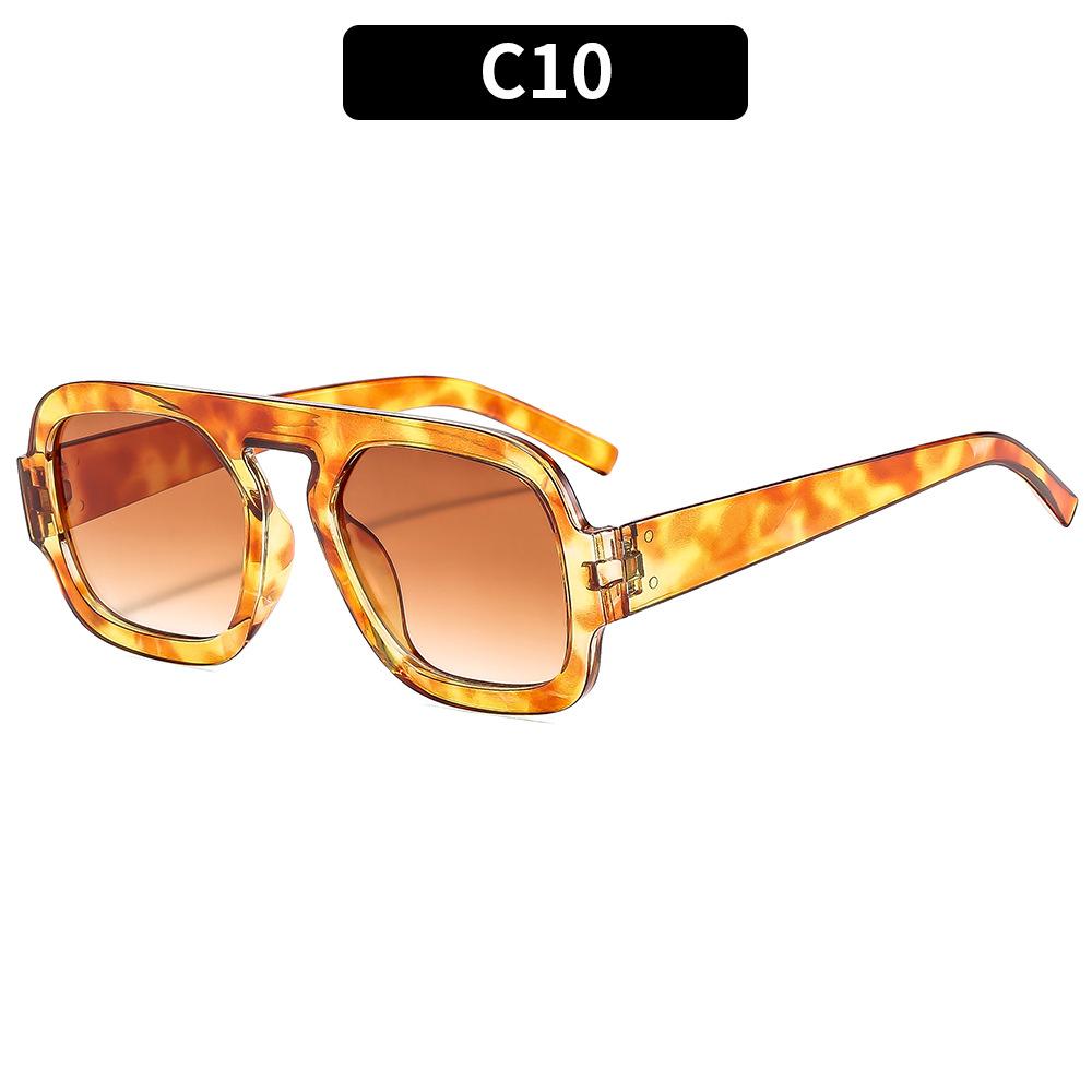 Fashion Square Brand Designer Sunglasses Men Women New Oversized Vintage Shades Glasses Travel Outdoor Eyewear Uv400