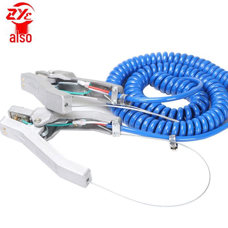 Anti-Static Grounding Clamp for Fuel Stations