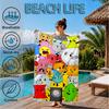 Colorful Dream Island Collage Beach Towel, Microfiber Beach Towel, Perfect For Pool, Beach, Travel, Home Decor Beach Party Fan gifts