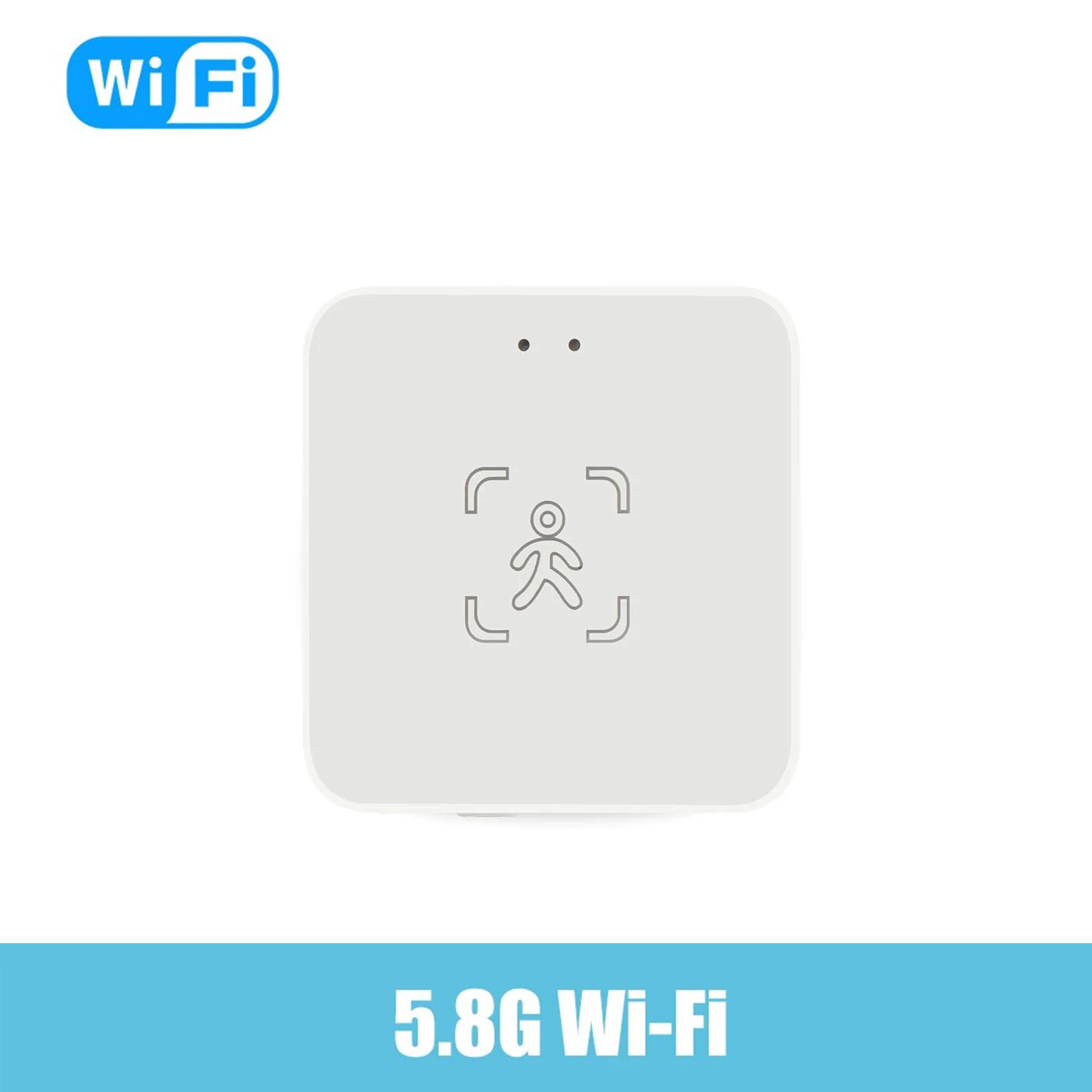 

Tuya ZigBee Детектор присутствия человека Smart Life MmWave Радар PIR Датчик движения с датчиком освещенности и расстояния Монитор дыхания WiFi-5.8G