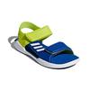 Adidas Swim K Space Leather Comfortable Durable Sandals Kids Sandals White Green Blue DB1784