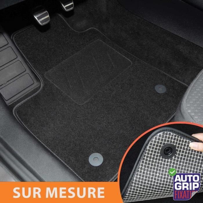 Tapis De Voiture - DBS - Sur Mesure Pour Peugeot 208 - Antidérapant - 4 Pièces - Textile Noir