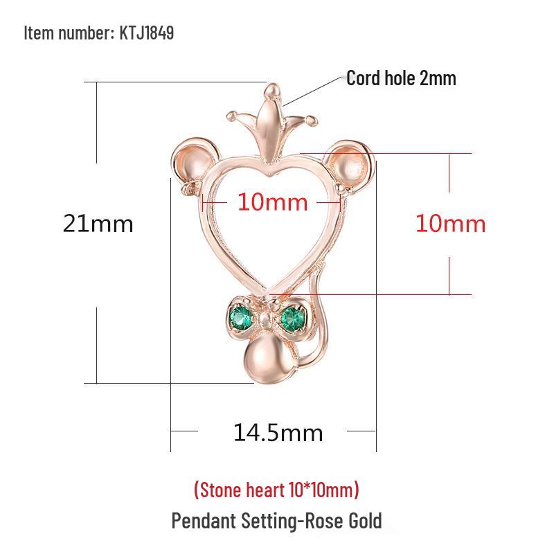 

925 Silver Smiling Buddha Swan Pendant Necklace with Ancient Gold Finish for DIY Amber Setting 925 Silver