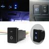 1 Pc Blue LED DRL Light Bar Power On Off Rearview Mirror Heating Push Button Fog Light Switch for Toyota Camry Altis RAV4 PRADO
