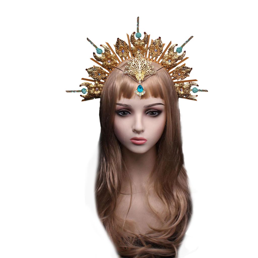Tiaras Crown Headband DIY Material Package Church Hairband Masquerade Headdress