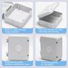 Weatherproof Junction Box Cable Storage Case Outdoor Electronics Workshop Media RV Security Pump Fence Patio Heater