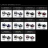 DAD Luxury Crystal Number Plate Emblem II Sapphire