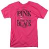 Rosa Pantern "Rosa Är Det Nya Svarta" T-shirt