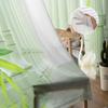 Bamboo Swan Pillar Water Surface Stone Curtains Tulle For Living Room Bedroom Kitchen Chiffon Sheer Window Treatment Decorations