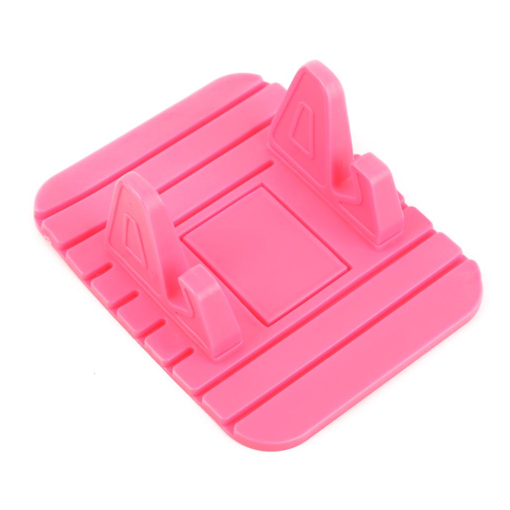 Silicone Car Dashboard Pad with Phone Holder - Multi-Functional Anti-Slip Bracket for Seats & Desktop (Detachable)