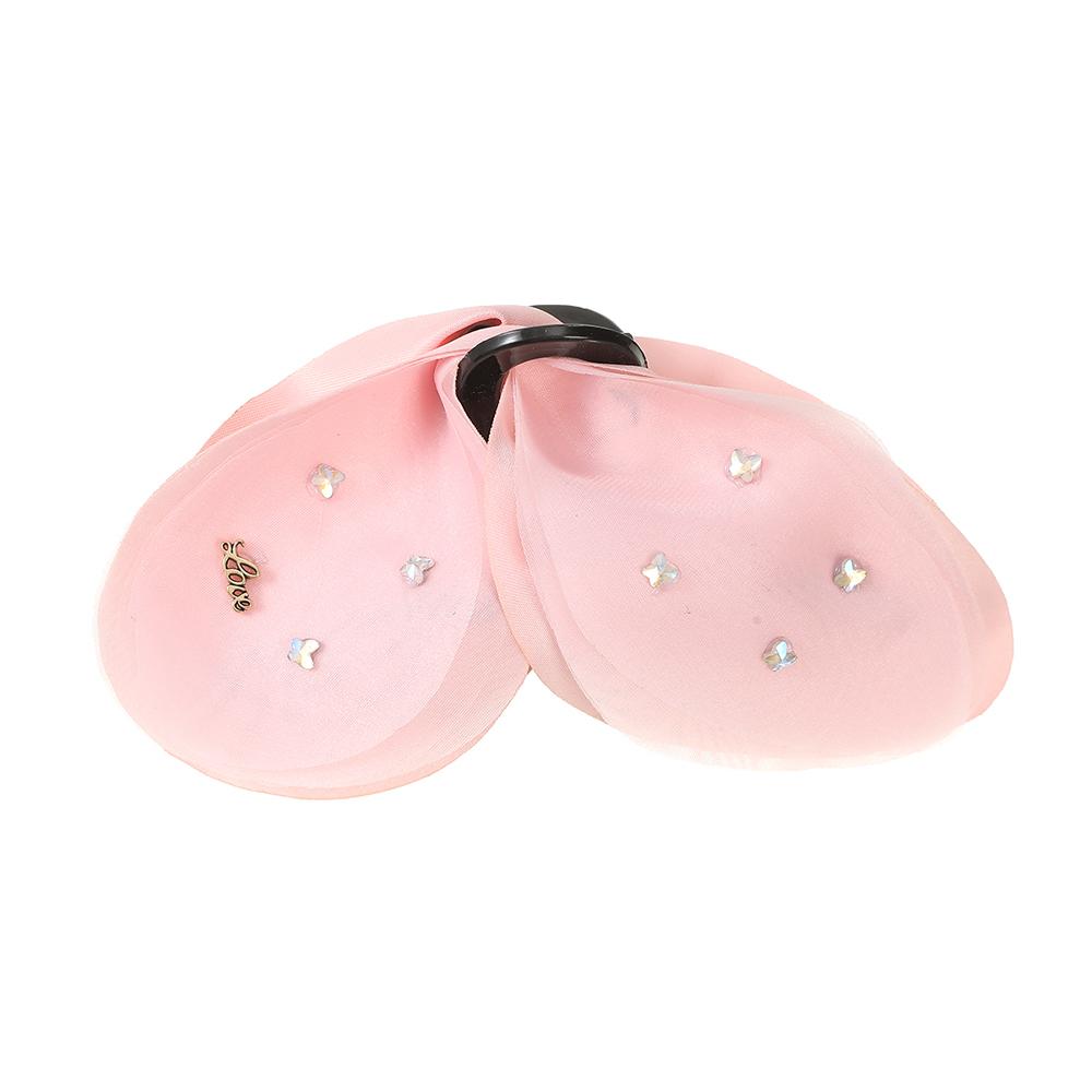 

Однотонные тканевые заколки-лепестки для волос, стразы, бабочки, заколка-краб для волос, модные аксессуары для волос, шпилька для женщин и девочек