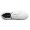 Autumn Men's Round Head Board Shoes Cowhide Surface Breathable Small Holes New Light Casual White Shoes Low Top Sports Men's Shoes