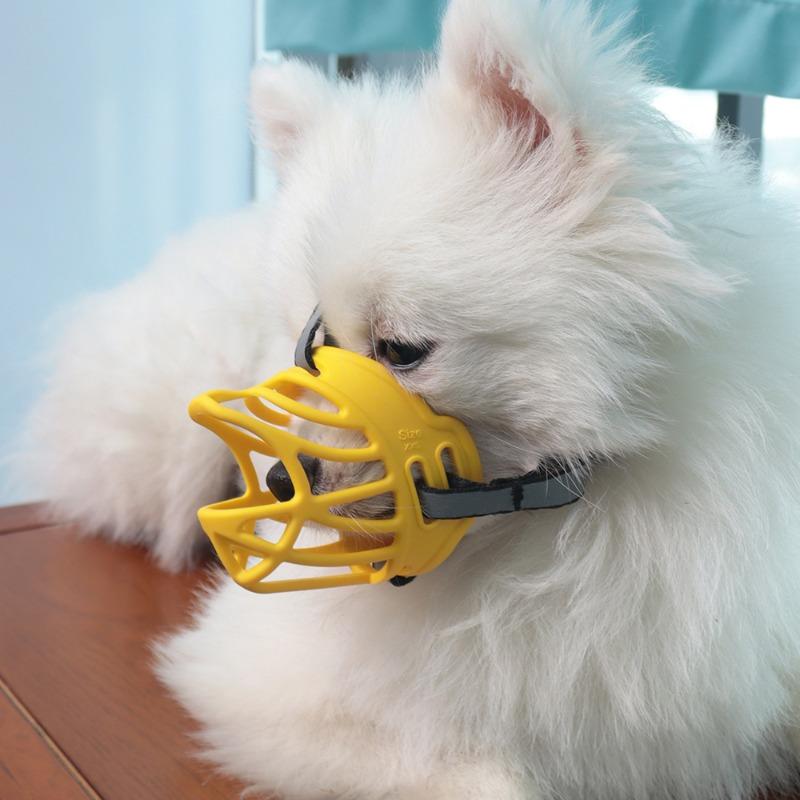 Silicone Pet Muzzles, Anti-biting, Anti-barking, Water-drinking and Breathable Dog Muzzles, Large Dog Pet Masks