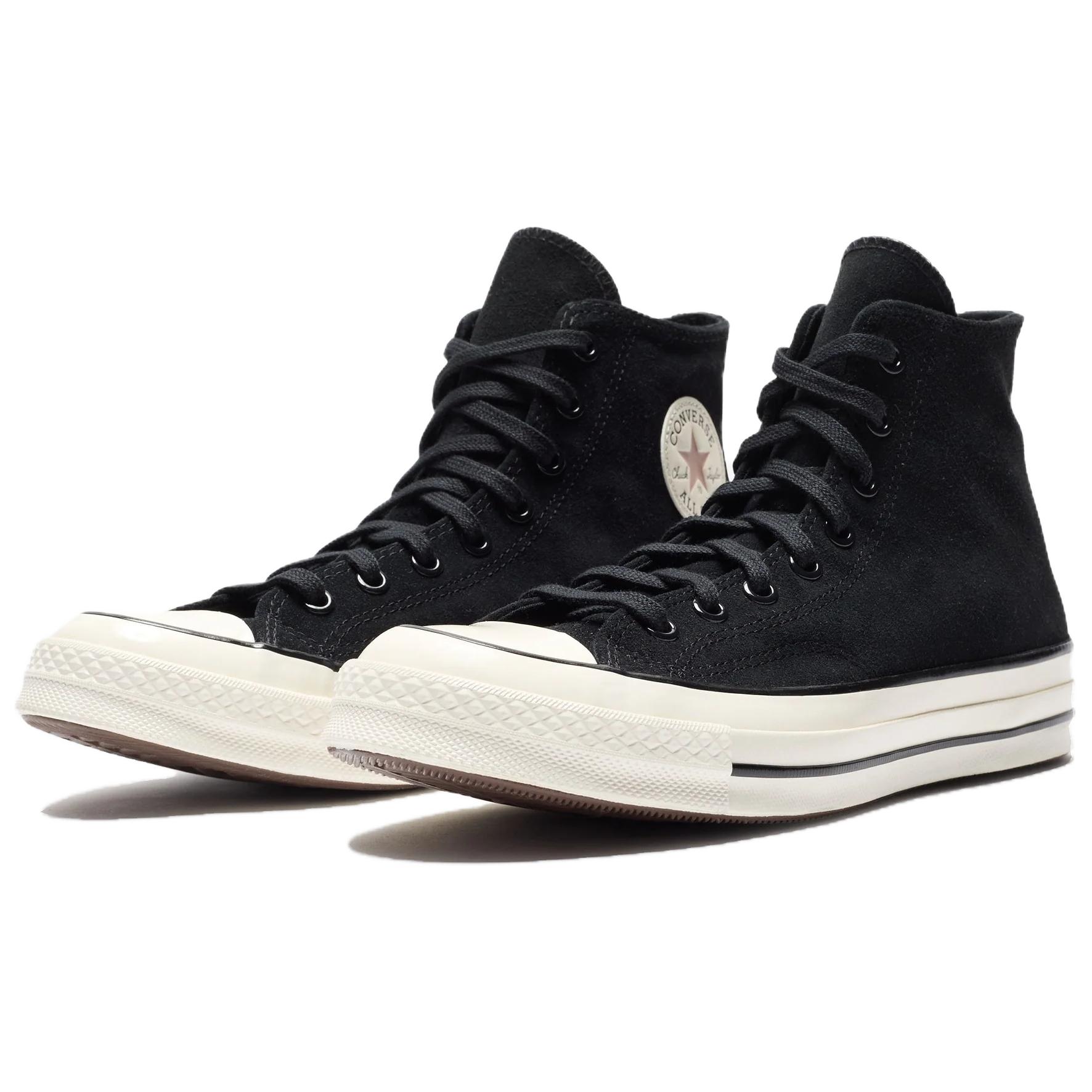 

New Chuck 70 Converse High Heritage Color Suede Black Bite The Dust A09474C 35