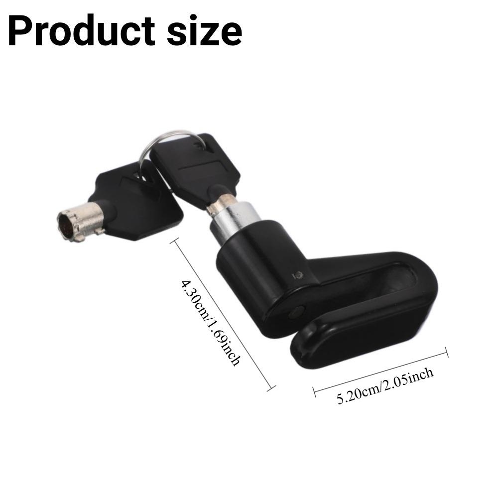 Motorcycle Disc Brake Lock, Heavy Duty Anti-theft Security Lock for Electric Scooter, Bicycle, E-bike Wheel