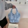 Cross2026 Women's Casual Lightweight Multi-functional Printed Bucket Handbag