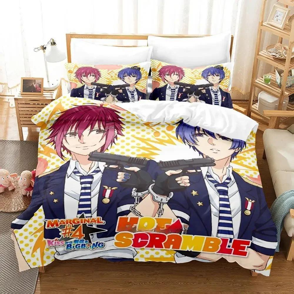 Comfortable Cartoon Pattern Duvet Cover Set With Duvet Cover And Pillowcases King Queen Twin Sizes For Adults And Kids