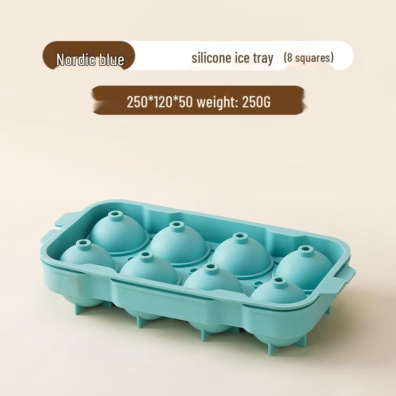 ZISIZ Silikon Große Runde Eiswürfelform