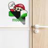 Super Mario Themed Light Switch Sticker: Kitchen & Bedroom Style