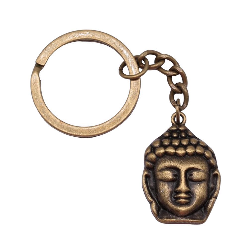 28mm Schlüsselanhänger Buddhismus Vintage Schmuckzubehör QY009