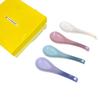 Beliebtes französisches Le Creuset Regenbogen Keramik Essstäbchen Gesundes Essgeschirr Set Box Lebhaftes Geschirr Haushalt Küche Esszimmer Zubehör Geschenk