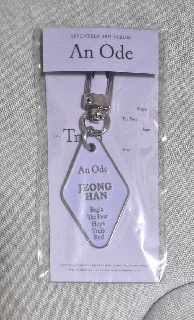[USED] SEVENTEEN Jeonghan An Ode Korea Limited Keyring