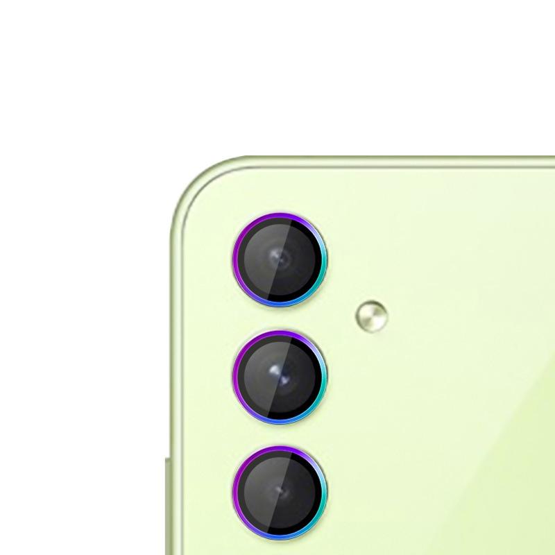 Camera Glass for Samsung Galaxy S23 FE S23+ A25 A24 A34 A14 A54 A35 A15 A05S Lens Metal Ring S24 Sansung S23fe Screen Protector
