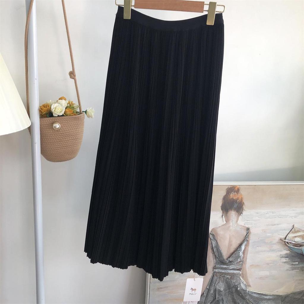 Super Slimming Pleated Midi Skirt - New Heavyweight Design for Summer