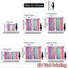 2D flat Photography Backdrop Popular Party Party Backdrop Colorful Geometric Stripes 100% Polyester Holiday Decorations Use