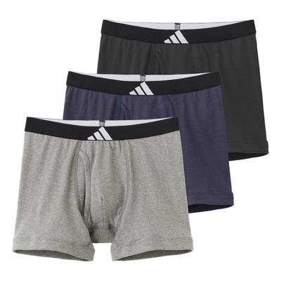 Conjunto Frontal de 9 Cuecas Boxer, 100% Algodão, Abertura, 3, Masculino,