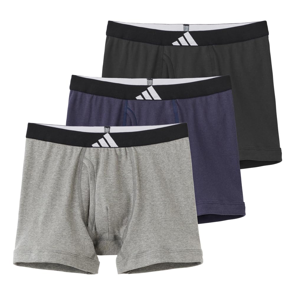 Adidas Boxerky Přední Sada 9 kusů, 100% Bavlna, Rozparek, 3, Pánské,