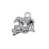 Alloy Dog Paws Charms Bear Paws Pendants For Jewelry Making Dog Themed Accessories