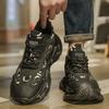 2025 Summer New Men's Mesh Thick Sole Trendy Casual Dad Shoes Breathable Versatile Running Fashion Shoes