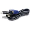 TRENDnet KVM Cable Trendnet TK-CU15 Black