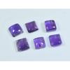 8X8MM Natural Amethst Ring Size Square Cabochon Loose Gemstone 6 Pcs Lot A-422