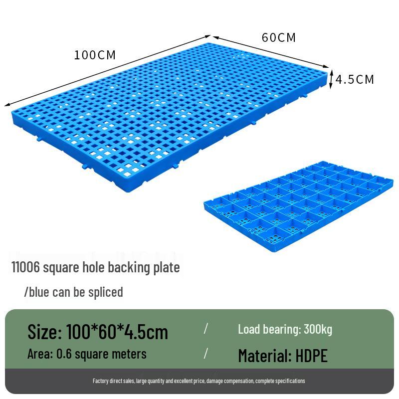 Vodotěsná plastová paletová mřížková podlahová rohož pro domácí mazlíčky a sklady