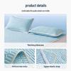WITCEMEY Antibacterial Latex Ice Silk Cooling Mat 3-Piece Set